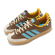 adidas x 玩具總動員 休閒鞋 Samba OG C 中童 棕 藍 胡迪 聯名 小朋友 德訓鞋 愛迪達 JI3099 20cm BROWN/BLUE