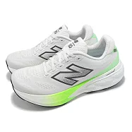 New Balance 慢跑鞋 880 V15 2E 男鞋 寬楦 灰 綠 緩衝 輕量 路跑 運動鞋 NB M880D15-2E 26.5cm WHITE/GREEN