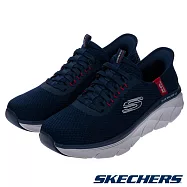 SKECHERS DLUX WALKER 2.0 男休閒鞋-232465NVRD US10 藍色