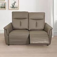 Homelike 喜家居雙人座雙電動沙發(灰咖色)(2367)