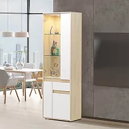 Homelike 喜家居2尺玻璃附LED燈展示櫃(2505)