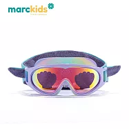 【MARCUS&MARCUS】Marckids兒童頭帶式造型大框泳鏡-喵咪美人魚