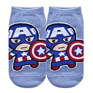 【ONEDER 旺達棉品】漫威復仇者聯盟直版襪 Q版漫威短襪 Marvel親子襪 台灣製棉襪童襪- (15-22) ML-A590