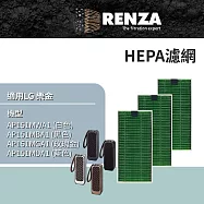 適用 LG 樂金 AP151MWA1 AP151MBA1 AP151MGA1AP151MDA1 隨身淨空氣清淨機 HEPA濾網 濾芯 濾心 3入組