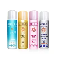 任選3入組【SHILLS 舒兒絲】很耐曬超清爽美白防曬冰鎮噴霧SPF50+PA++++(日本原裝進口)