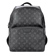 Louis Vuitton Discovery PM Monogram帆布男士後背包 (黑灰)