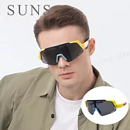 【SUNS】頂級運動偏光太陽眼鏡 戶外大框風鏡騎行眼鏡 炫彩框 輕質量 防眩光 抗UV400 S517