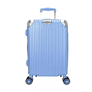 DF travel - 格雷Captain系列超靜音避震飛機輪內崁式海關鎖25吋行李箱-多色可選 湛水藍