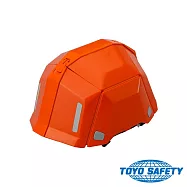 日本 Toyo Safety Bloom II-防災用折疊安全帽/頭盔/護具(地震包必備) 橘色