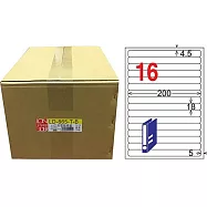 龍德 A4透明護貝膜標籤(不可列印) 18x200mm 1000張/箱 LD-865-T-B