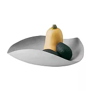 《Philippi》Leaf落葉磨砂水果盤(蒼灰29cm) | 水果籃 置物盤