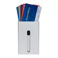 《REFLECTS》RFID推式證件夾 |卡片夾 名片夾 RFID防盜刷 - 霧銀