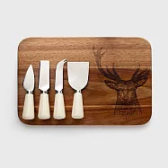 《Taylors Eye Witness》相思木輕食盤+起司刀4件(雄鹿) | 起司盤