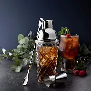 《Taylors Eye Witness》Taproom量杯吧叉匙+菱紋玻璃雪克杯(400ml) | 雪克杯 搖酒器 吧平匙 調酒量杯 調酒用具