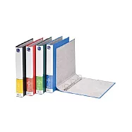 同春 環保PP合成紙美式D型3孔夾 320x260x40mm 四色 12個 /箱 TG310D 黑