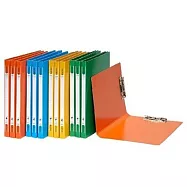 同春 環保紙製輕便夾 雙上強力夾 四色 24個/箱 F202 綠