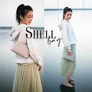 【AXIO】Shell Shoulder bag 經典手作頂級貝殼小肩包(Shell-SK) 克拉米色