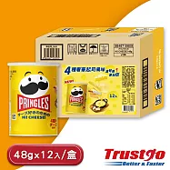 【美式賣場】品客奢華起司風味(48gx12罐)