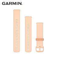 GARMIN Quick Release 20mm 矽膠錶帶 晨曦粉