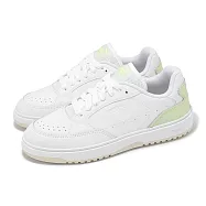 Puma 休閒鞋 Doublecourt Summer Wns 女鞋 白 淡綠 小白鞋 復古 39609301 25.5cm WHITE/WARM WHITE