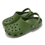 Crocs 涼拖鞋 Classic 男鞋 女鞋 洞洞鞋 深藻綠色 經典 克駱格 布希鞋 卡駱馳 100013AC 23cm DARK ALGAE