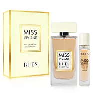 BI-ES Miss Viviane 薇薇安小姐女性淡香精組(90ml+小香15ml)-贈紙袋