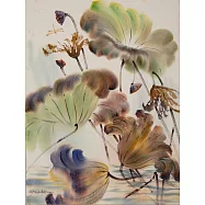 【玲廊滿藝】鄭逸人-靜蘊荷華78x56cm