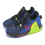 Nike 籃球鞋 LeBron Witness 6 VI PS 中童 黑 藍 LBJ 氣墊 運動鞋 DD0424-405 17cm BLACK/BLUE