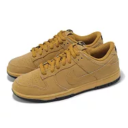 Nike 休閒鞋 Dunk Low Retro SE 男鞋 小麥色 絨面皮革 低筒 復古 HQ1932-700 29cm BROWN/BLACK