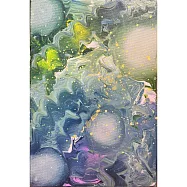 【玲廊滿藝】陳怡君-粒子運行-125.5x17cm