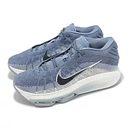 Nike 籃球鞋 G.T. Hustle 3 EP 男鞋 藍 針織 氣墊 緩震 包覆 FV5952-402 27cm BLUE/SILVER