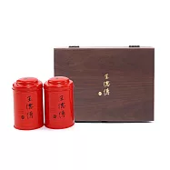【王德傳】德傳經典木盒茶葉禮盒-大禹嶺高山烏龍150g+梨山烏龍150g