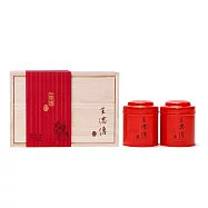 【王德傳】德傳梧桐木茶葉禮盒-阿里山烏龍100g+凍頂烏龍100g