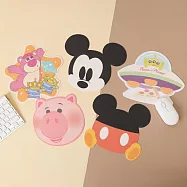 迪士尼Slim超薄造型滑鼠墊 -熊抱哥&三眼怪星星