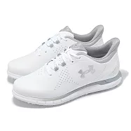 Under Armour UA 高爾夫球鞋 Drive Fade SL 2E 男鞋 寬楦 白 灰 防水鞋面 緩衝 支撐 運動鞋 3027085102 28.5cm WHITE/WHITE