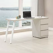 Homelike 喜家居120cm三抽造型書桌(2503)