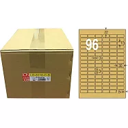 龍德 A4雷射、噴墨、影印用電腦標籤 13x30mm 1000張/箱 LD-8116-C-B