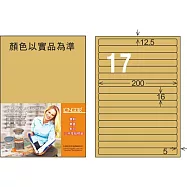 龍德 雷射、噴墨、影印三用電腦標籤 16x200mm 1000張/箱 (LD-8114-5色可選) LD-8114-C-B