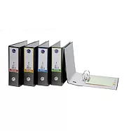 同春 環保PP合成紙二孔拱型夾 307x283x85mm 12個 /箱 - 四色 TG960S - 黑