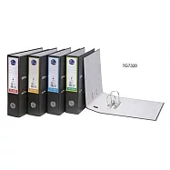 同春 環保PP合成紙 二孔拱型夾 四色 12個/箱 TG7320 - 黑