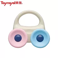日本《樂雅 Toyroyal》北歐風可消毒滾輪搖鈴