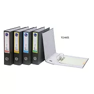 同春 環保PP合成紙二孔拱型夾 四色 12個/箱 TG460S 黑