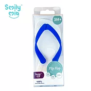 《Smily Mia》人字拖固齒器 藍白/右