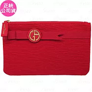 GIORGIO ARMANI亞曼尼 奢華紅化妝包(公司貨)