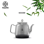 【FULOTO婦樂透】竹炭百歲鍋-炭之壺1.2L-琥珀/煙灰(遠紅外線/激活養分/淨化水份) 煙灰