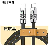 液態矽膠120(6A)快充三合一充電線 迷人黑1.2M