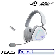 ASUS 華碩 ROG Delta II 無線三模電競耳機 白色