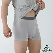 【ATUNAS 歐都納】男零著感抑菌涼感平口內褲A1UCGZ12M- M 灰