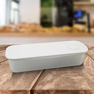 日本製可微波附洩氣閥密封保鮮盒-長方形-500ml-2入