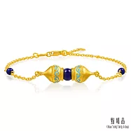 【點睛品】青語如蔓 青金石黃金手鍊